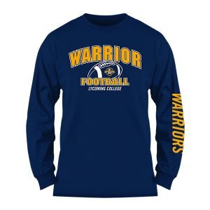 Lycoming College Warrior football shirt