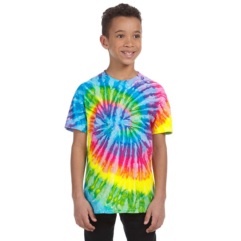 Tie Dye neon rainbow shirt