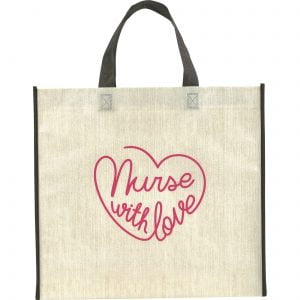 Nurse with Love tote bag