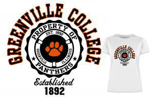 Greenville College tee shirt