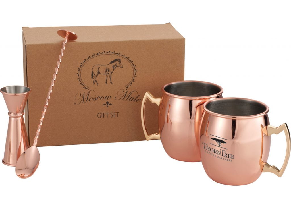 moscow mule, mug, gift set, holiday, drinks, drink mixing