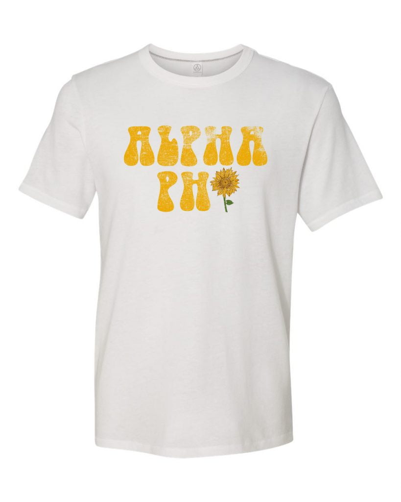 alpha phi, t-shirt, greek apparel, sorority apparel, greek week